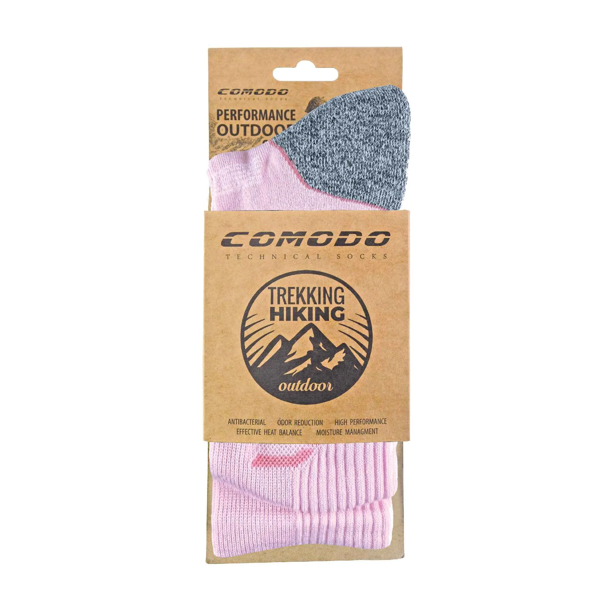 1 Pack Anti Blister Bamboo Hiking Socks for Summer