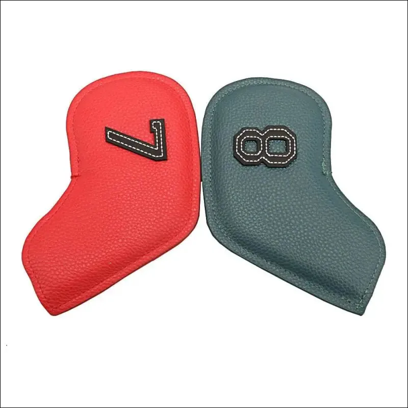 10pcs/set golf iron headcover 3-9,p,s,a , club head cover embroidery number case sport golf