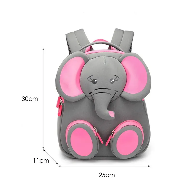 2023 New Fashion Children School Bags for Girls Boy 3D Elephant Design Student School Backpack Kids Bag Mochila Escolar