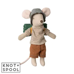 2025 Maileg Big Brother Hiker Mouse | Brown