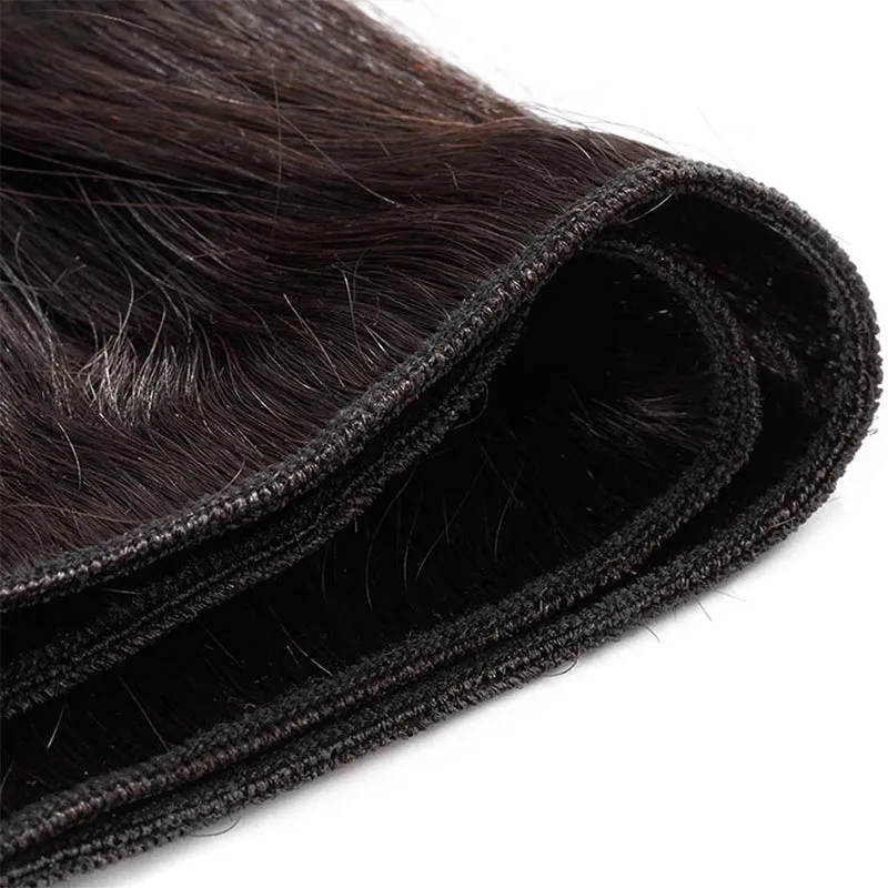 3 Bundles with a 4×4 Lace Closure Straight Hair 12-38 inch Virgin Hair Extensions