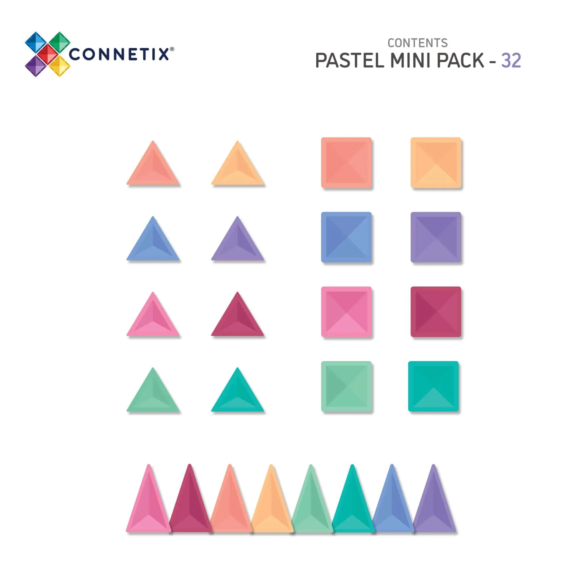 32 Piece Mini Pack Pastel - 3 