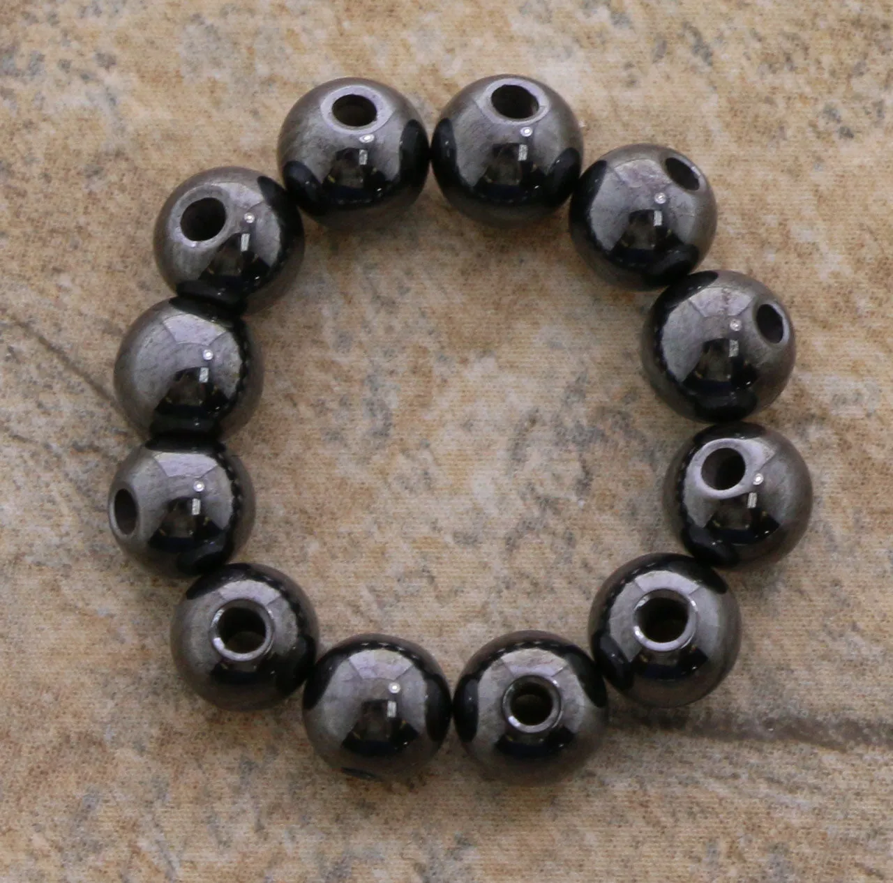 5mm Hp Magnetic Hematite Round HPM08