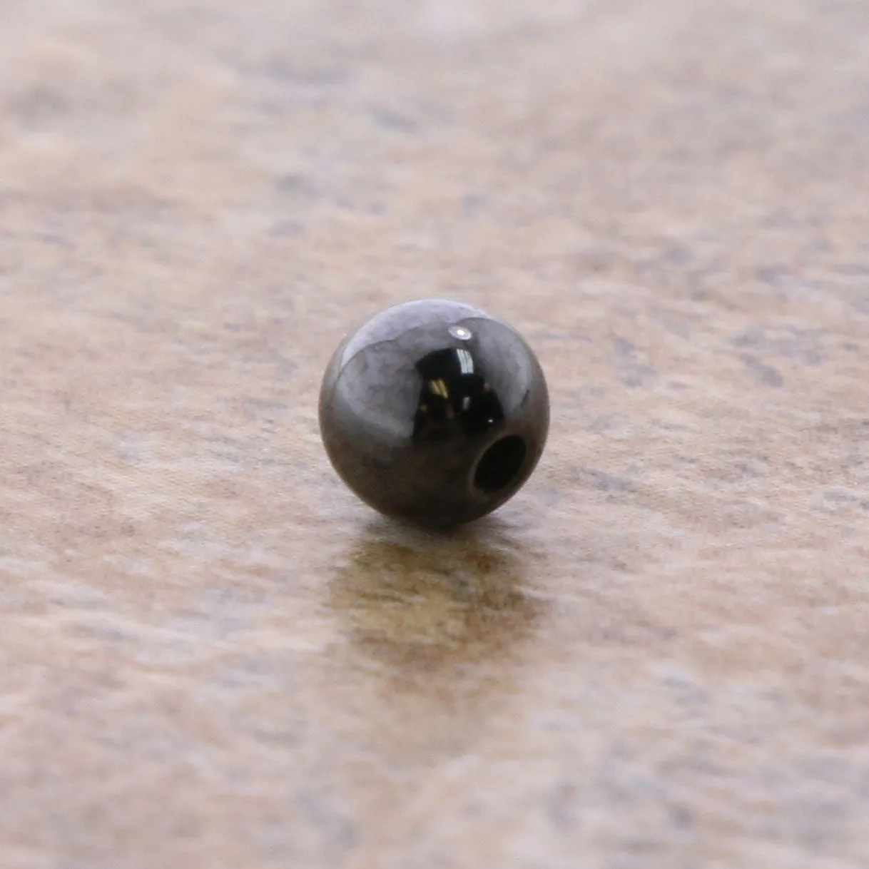 5mm Hp Magnetic Hematite Round HPM08