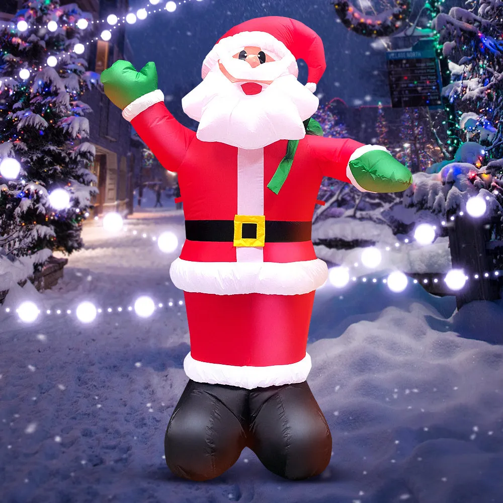 6FT Inflatable Santa Claus Blow Up Decor