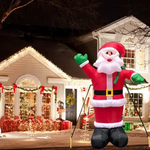6FT Inflatable Santa Claus Blow Up Decor