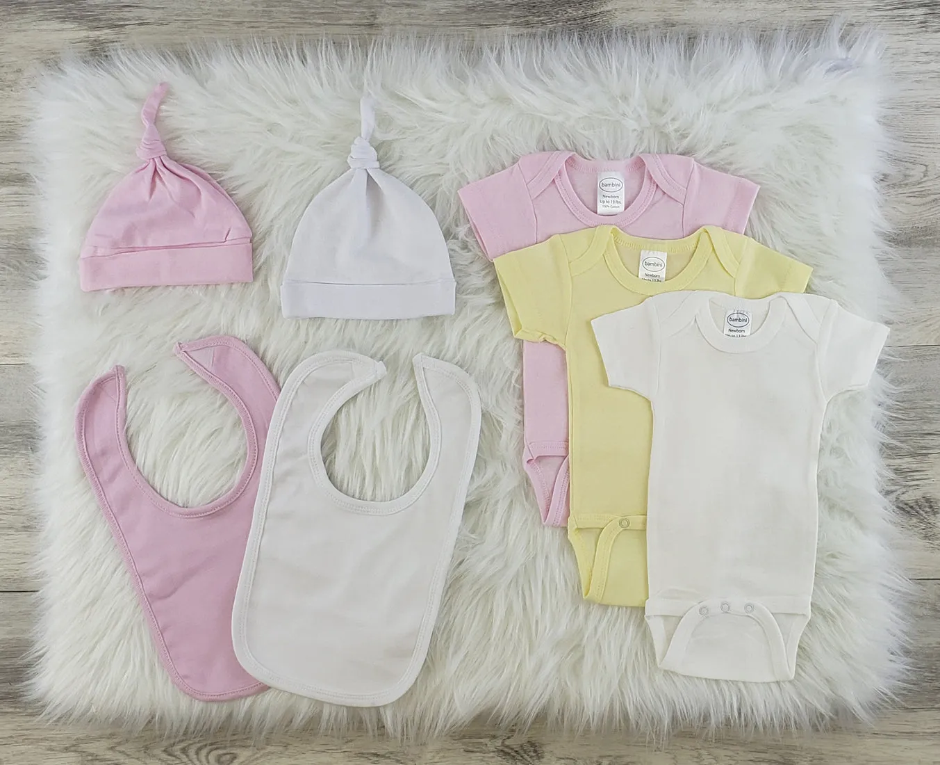 7 Pc Layette Baby Clothes Set LS_0550