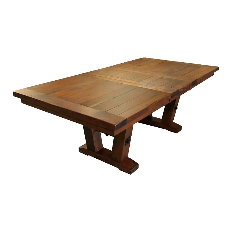 84" Holbrooke Expandable Rustic Cherry Dining Table