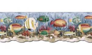 Acquarium PB58035DB Wallpaper Border