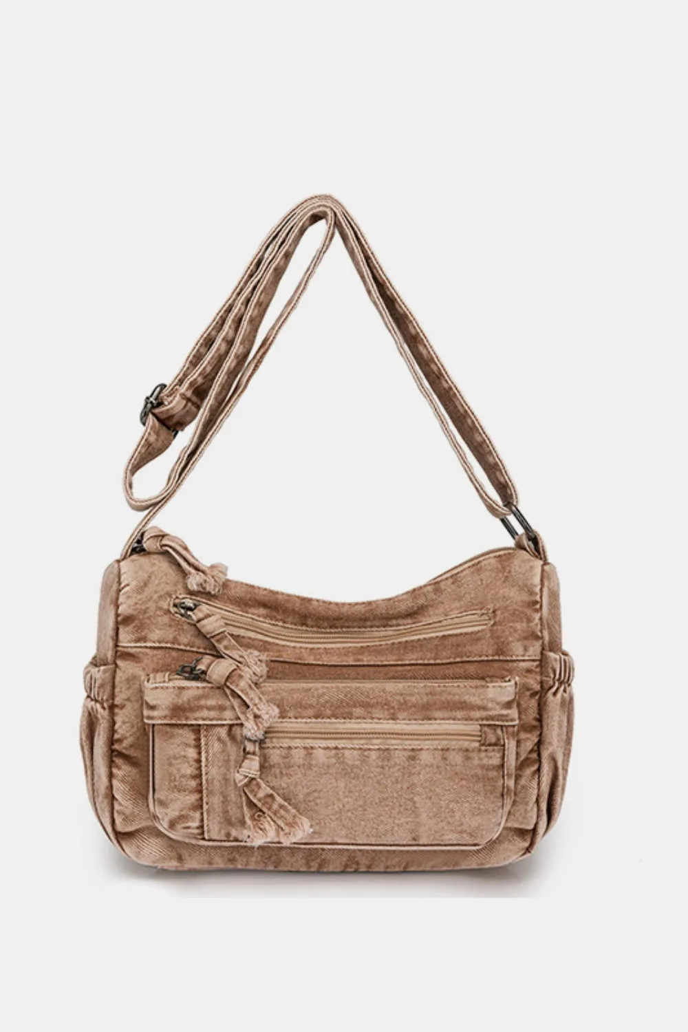 Adjustable Denim Crossbody Bag with Comfortable Strap | Stylish and Versatile Everyday Accessory