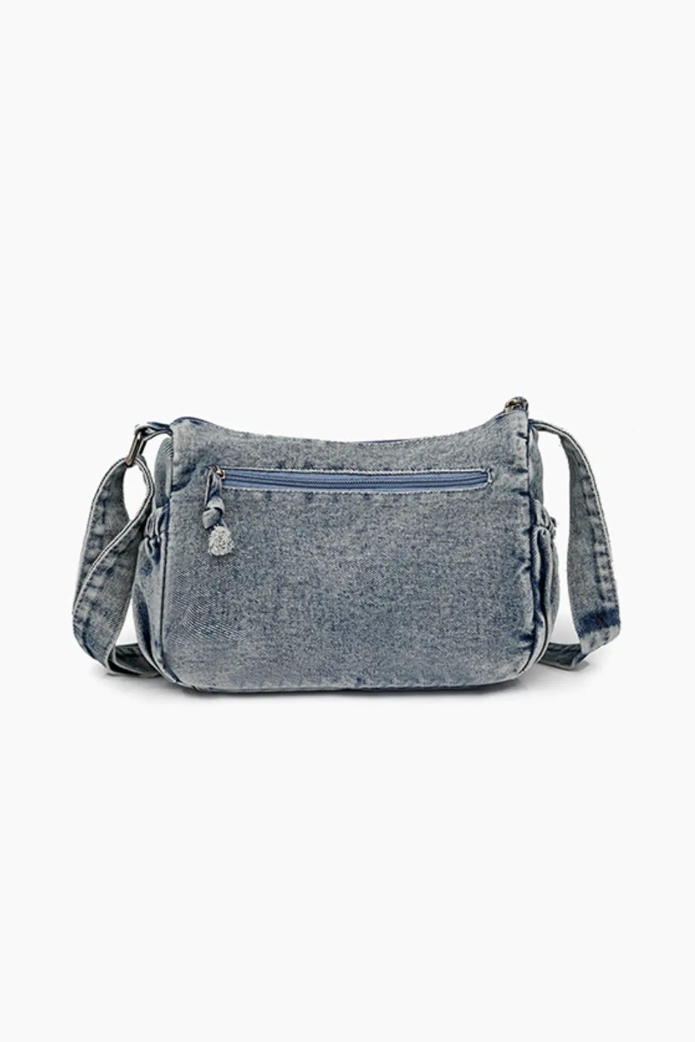 Adjustable Denim Crossbody Bag with Comfortable Strap | Stylish and Versatile Everyday Accessory