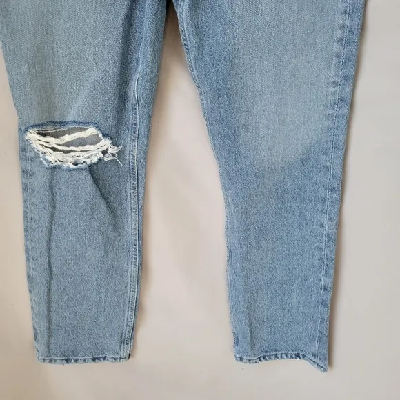 Agolde Riley High Rise Straight Crop Endeavor Denim Jean 25