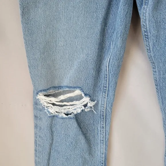 Agolde Riley High Rise Straight Crop Endeavor Denim Jean 25