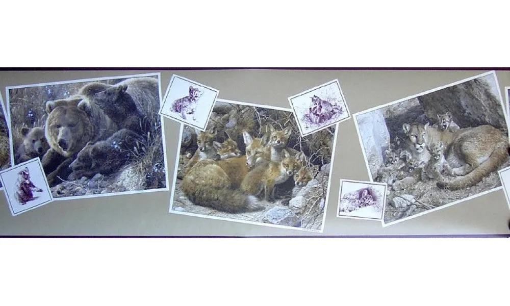 Animals b2072HW Wallpaper Border
