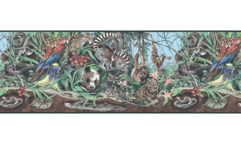 Animals B39901 Wallpaper Border