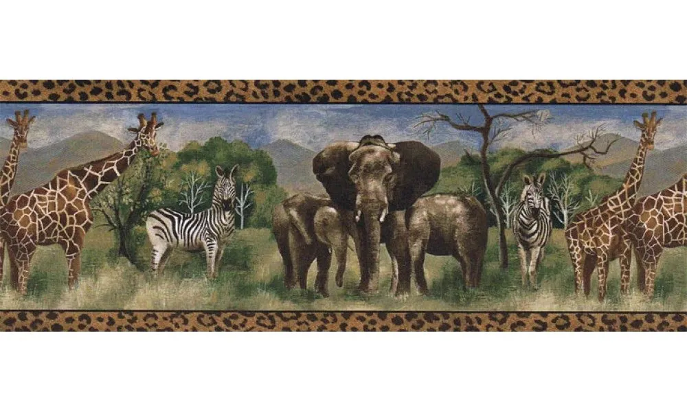 Animals FF51114B Wallpaper Border