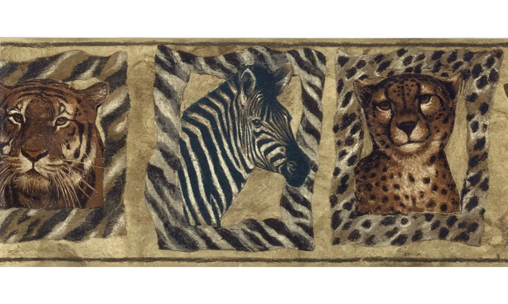 Animals NA016121 Wallpaper Border