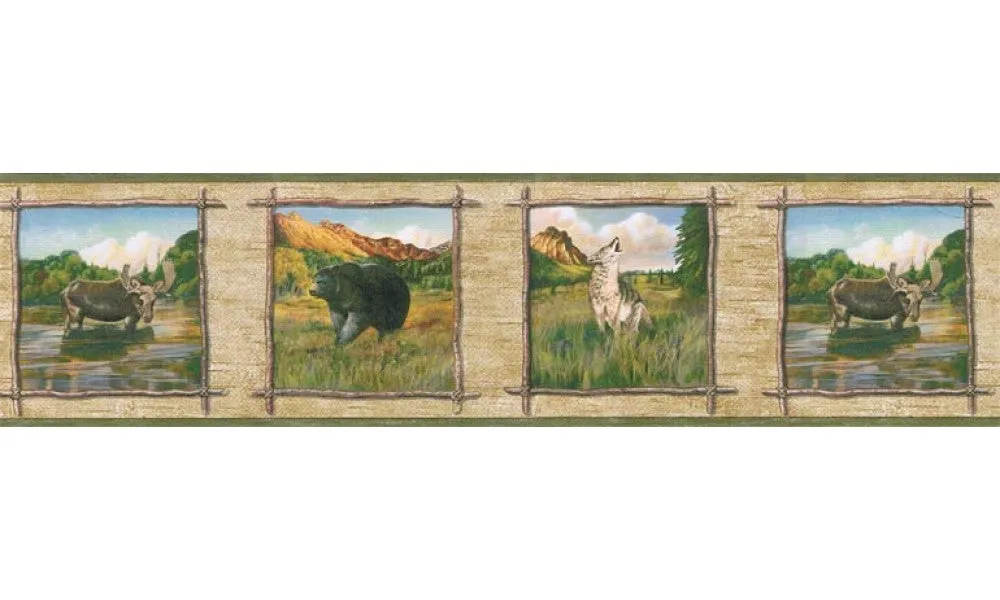 Animals TA39021B Wallpaper Border