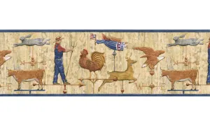 Animals Wallpape Border AFR7111 Wallpaper