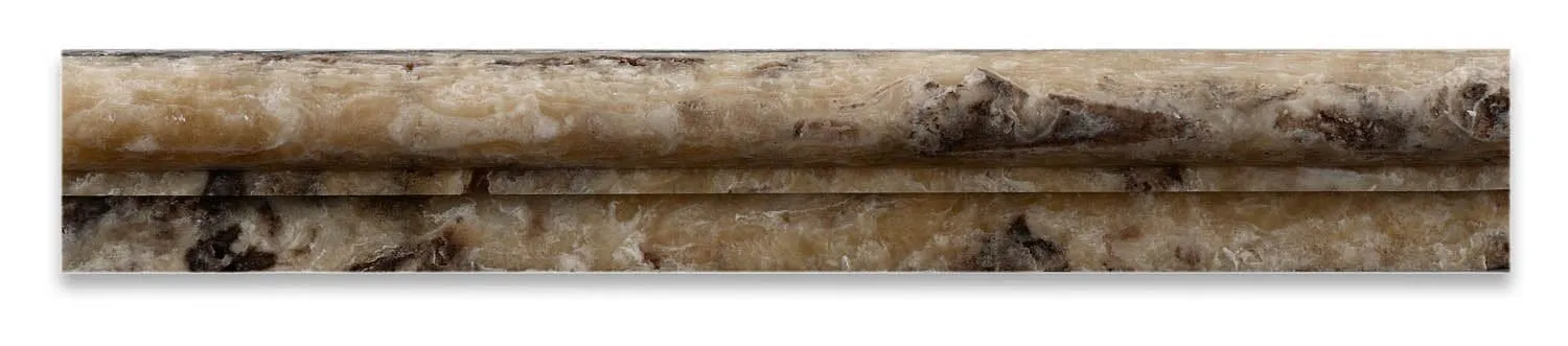 Antico Onyx 2 X 12 Single-step OG-1 Chair Rail Trim - 4" Sample