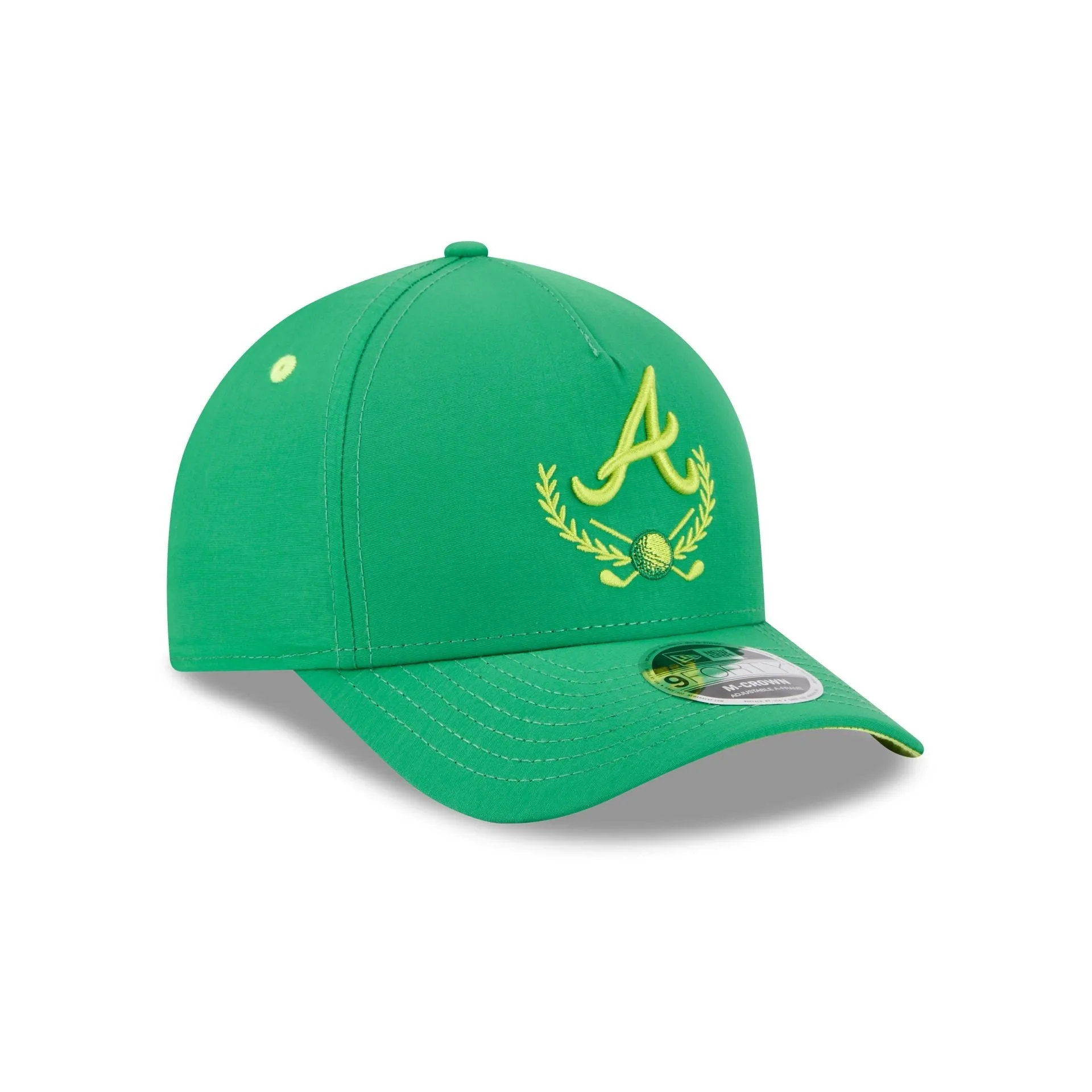 Atlanta Braves Tee Time 9FORTY M-Crown A-Frame Snapback Hat