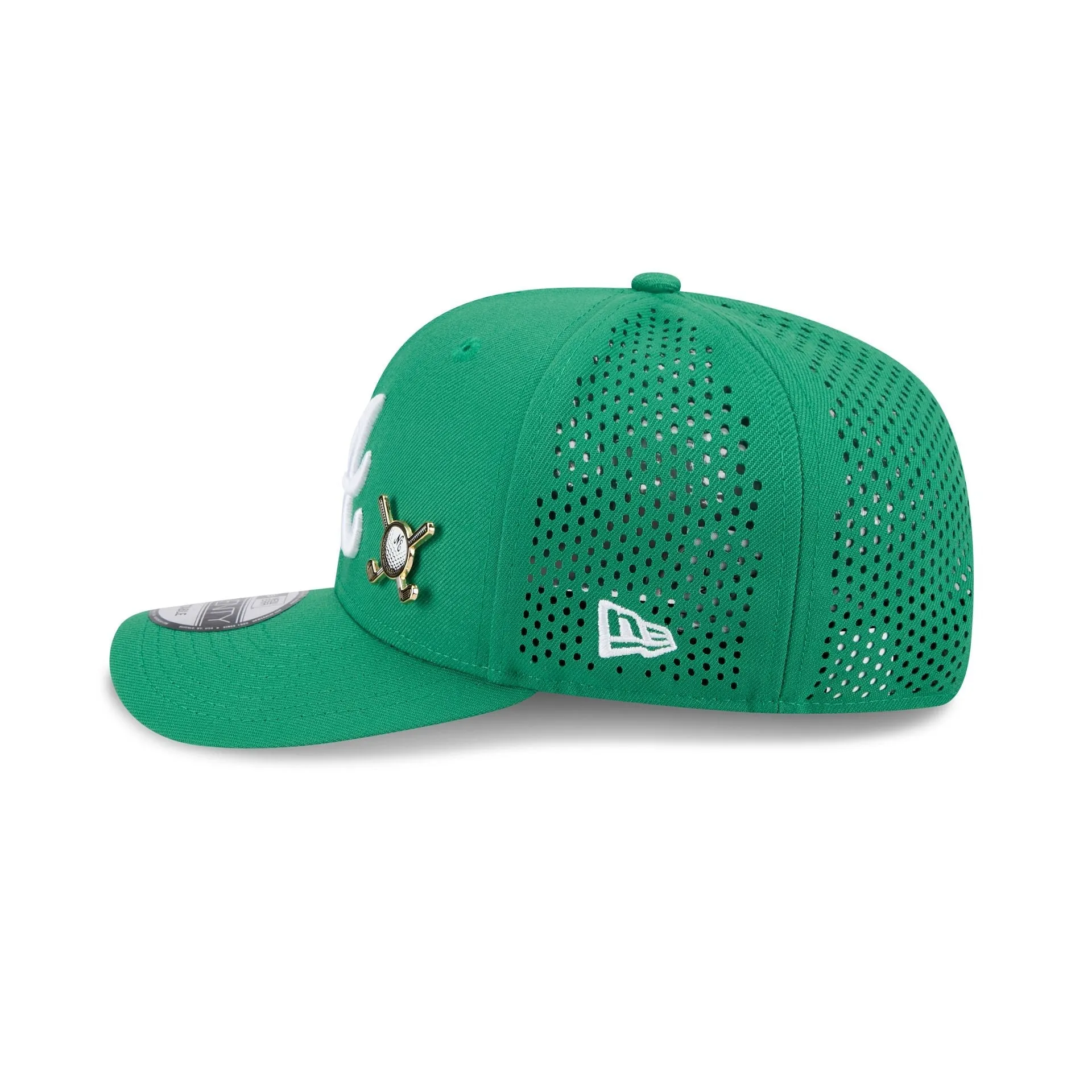Atlanta Braves Tee Time 9SEVENTY Trucker Hat