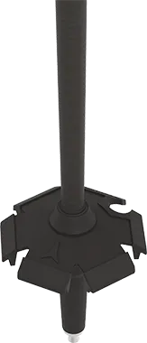 Atomic All Mountain Carbon SQS Mens Ski Poles - Black/Anthracite