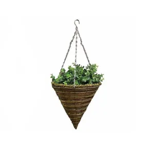 Aztec Hanging Planter Garden Planter 12 Inch - Dark String Design