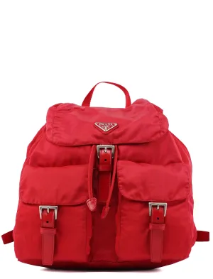 B2811 Tessuto Vela Red Backpack