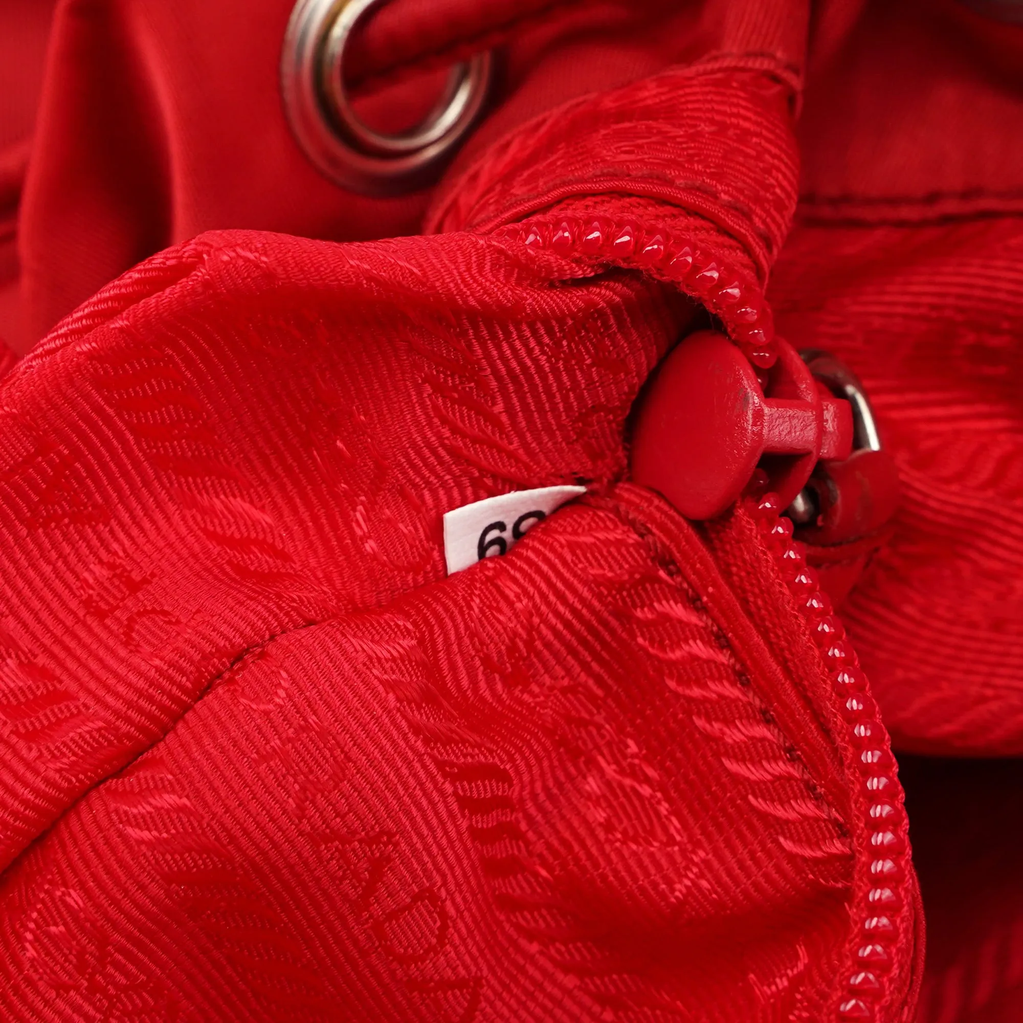 B2811 Tessuto Vela Red Backpack