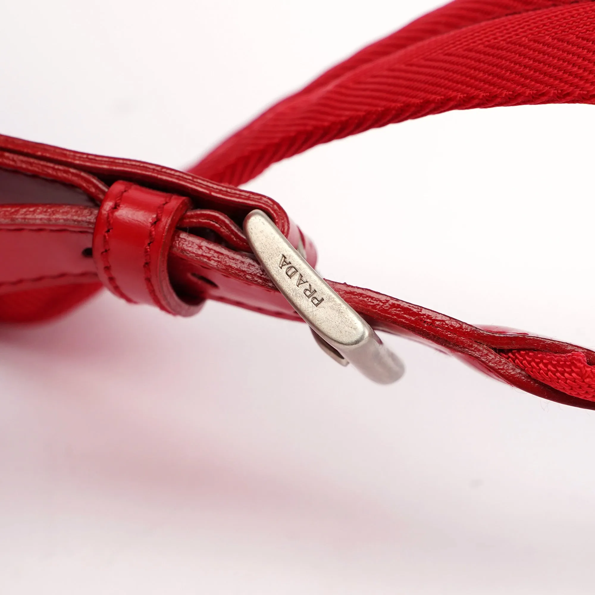 B2811 Tessuto Vela Red Backpack