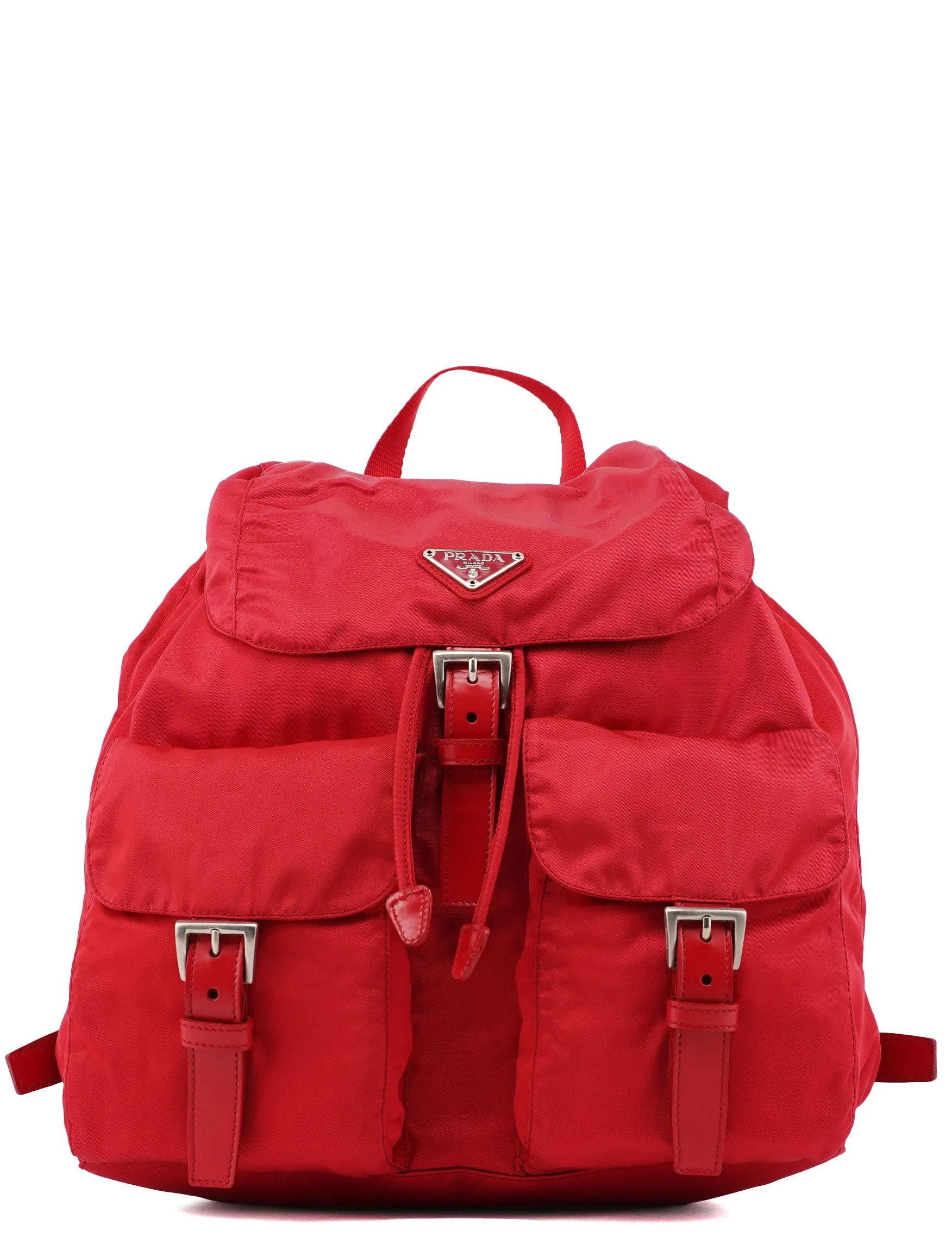 B2811 Tessuto Vela Red Backpack