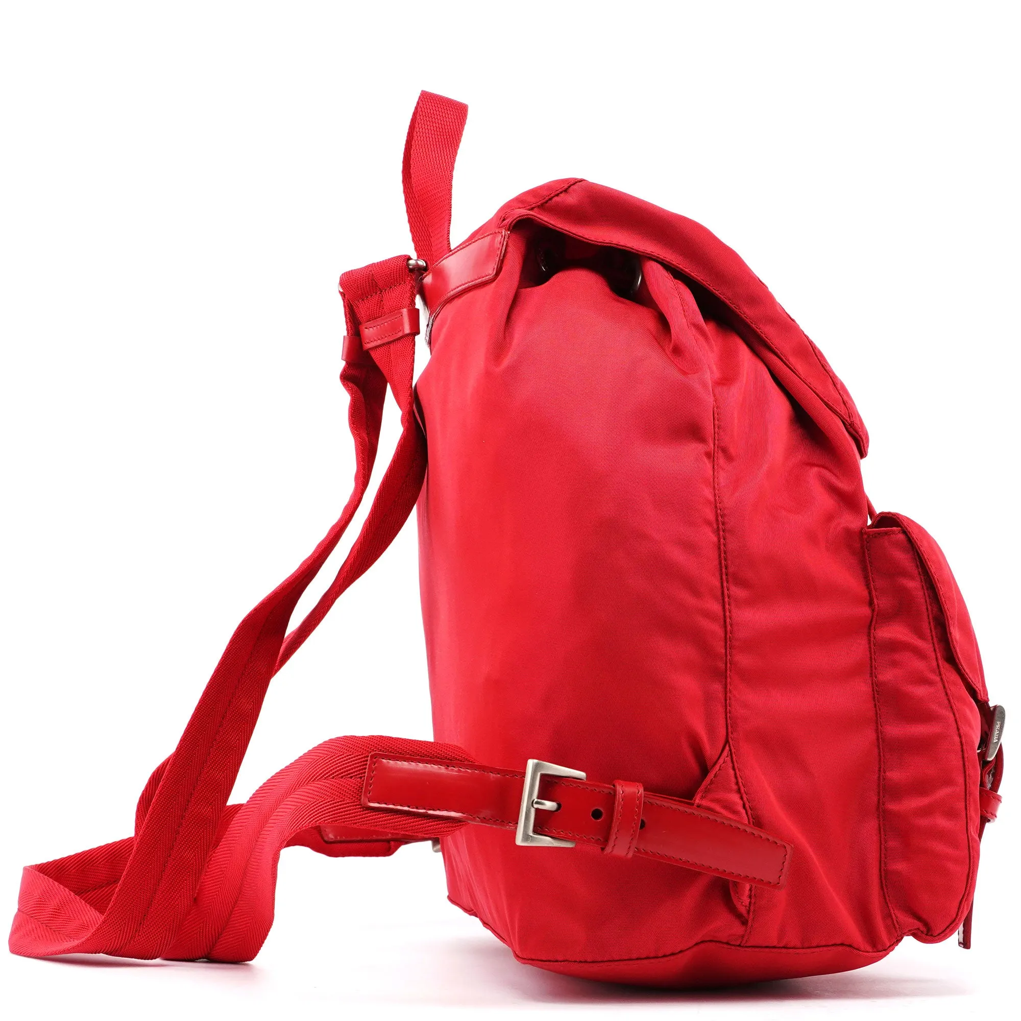 B2811 Tessuto Vela Red Backpack