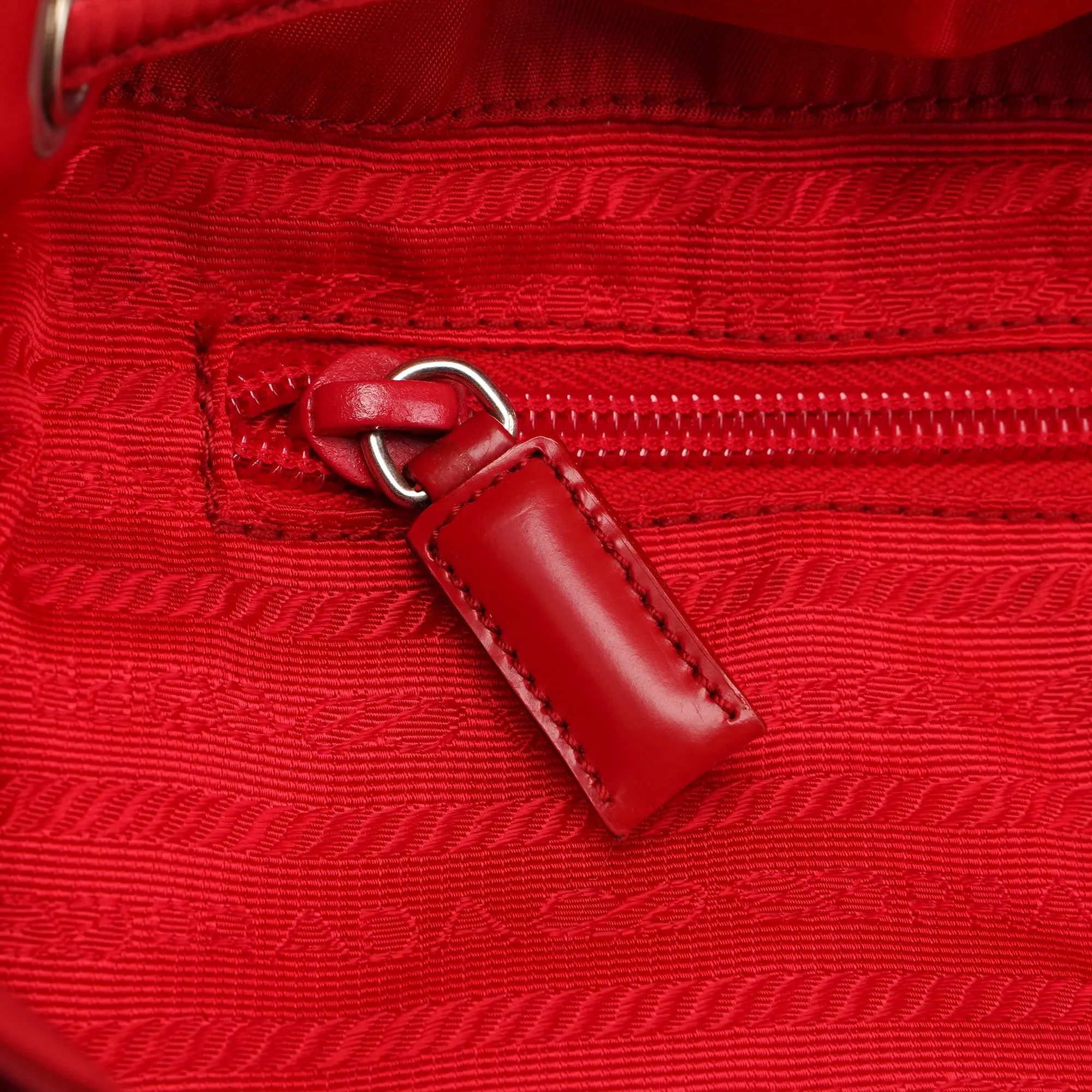 B2811 Tessuto Vela Red Backpack