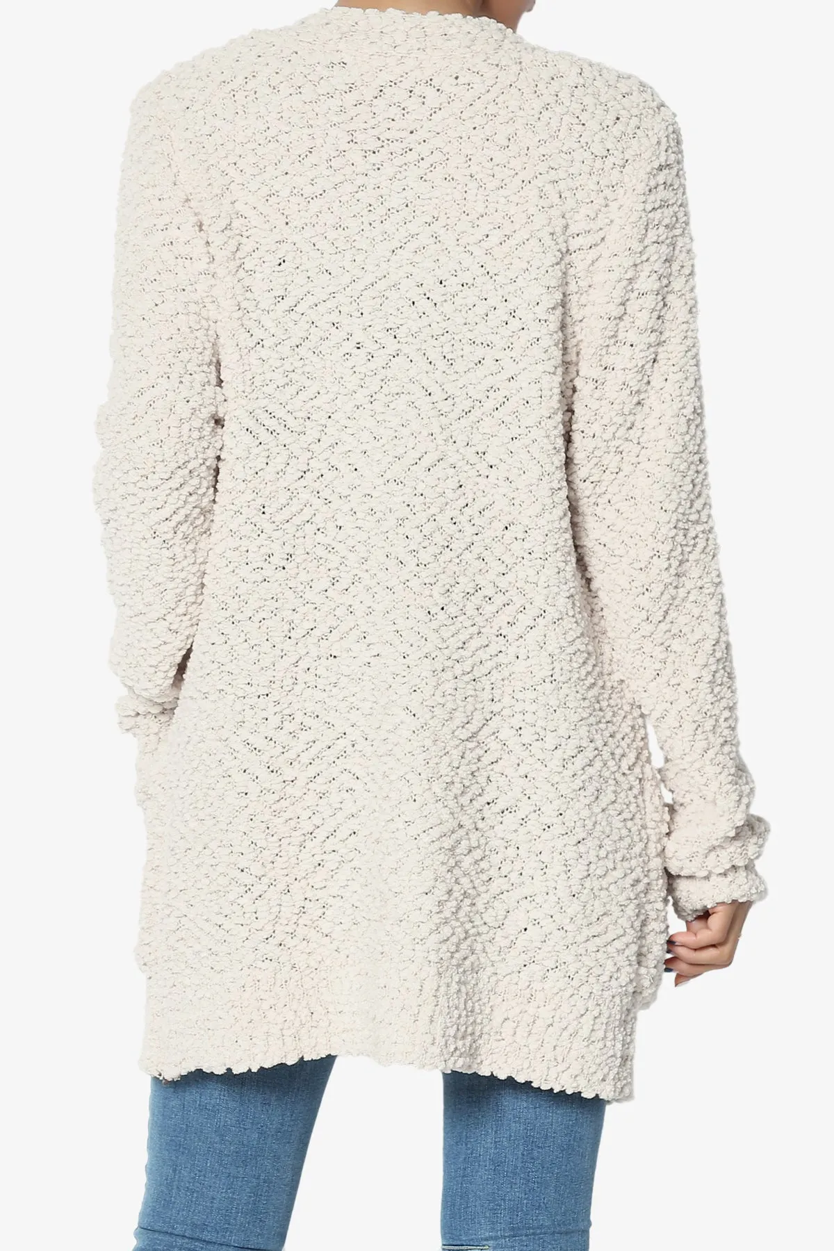 Barry Button Teddy Knit Sweater Cardigan PLUS