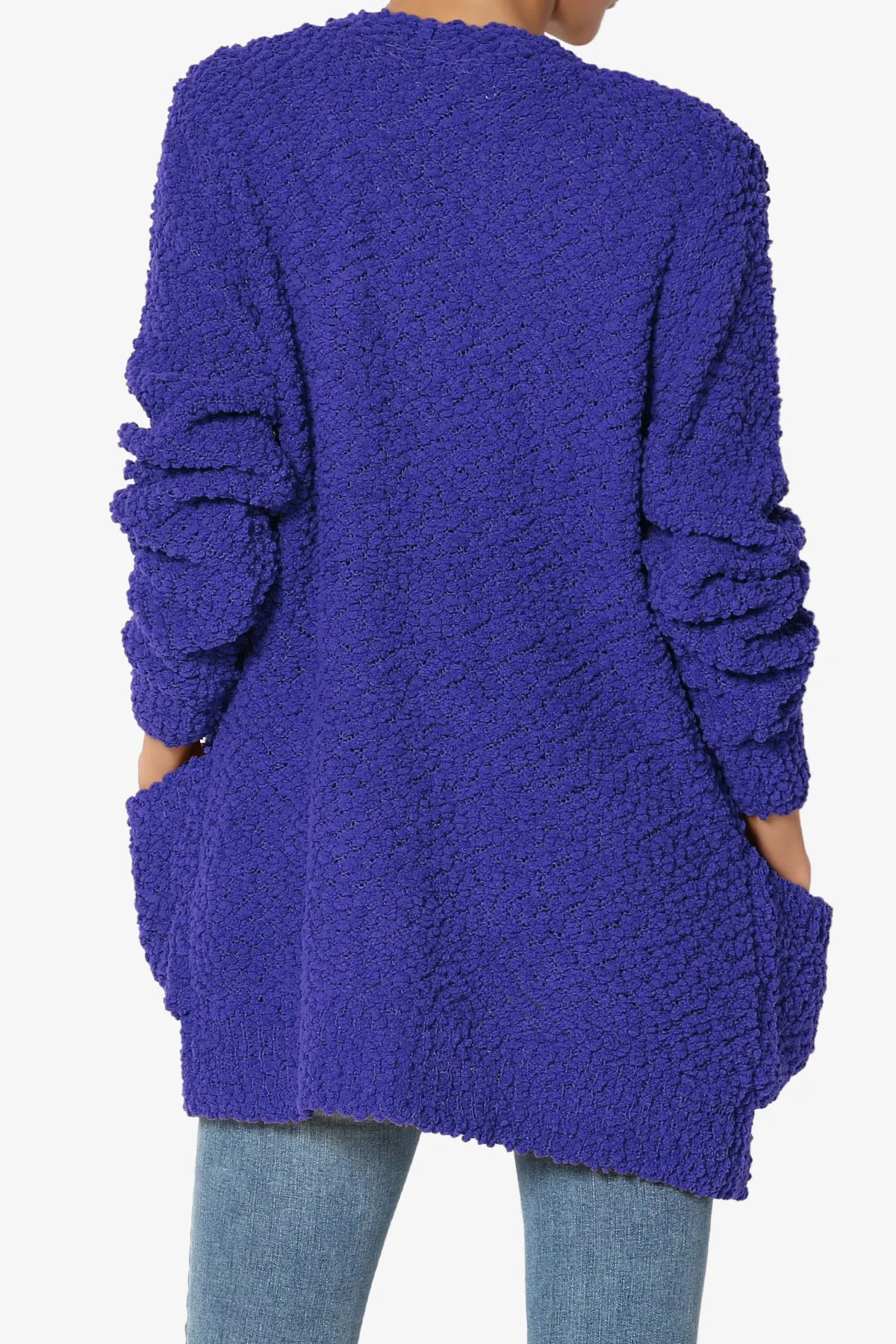 Barry Button Teddy Knit Sweater Cardigan PLUS