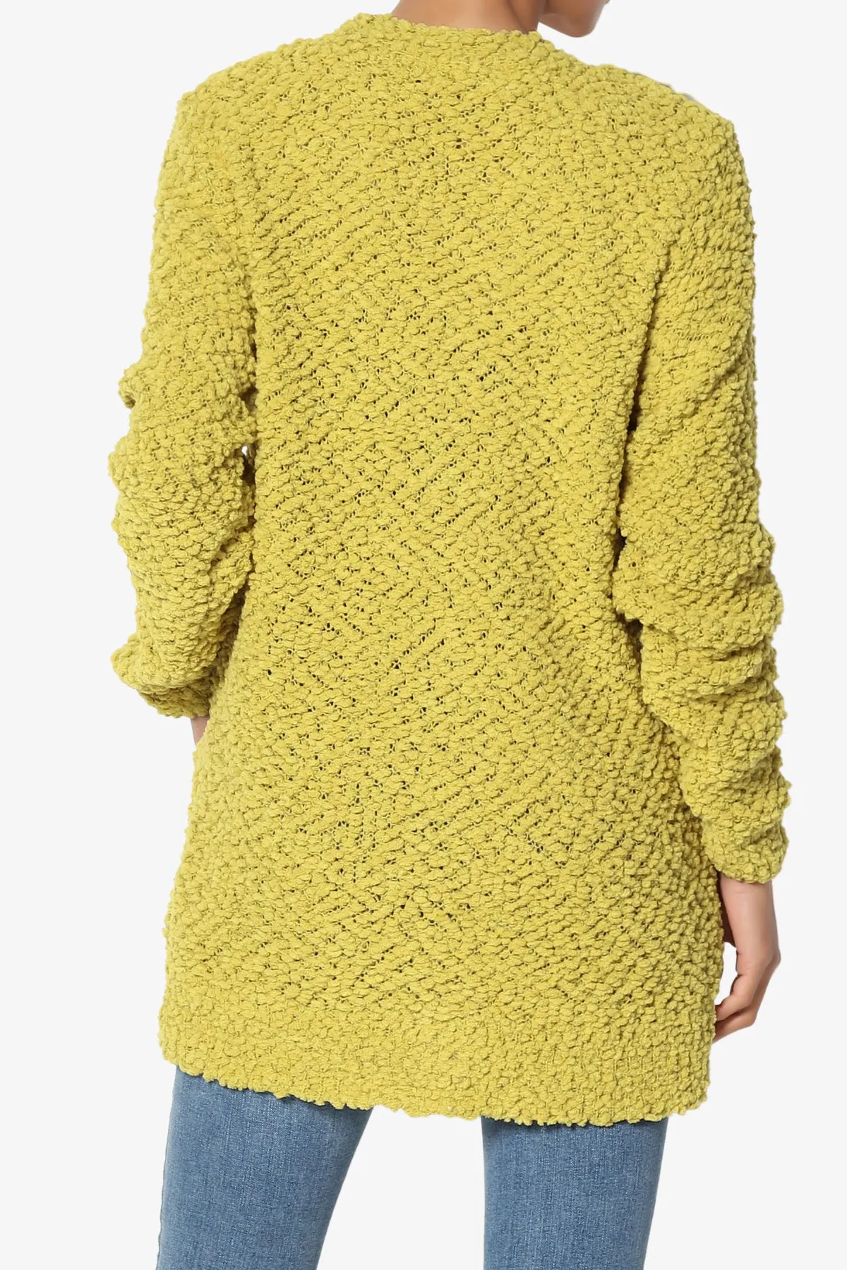 Barry Button Teddy Knit Sweater Cardigan PLUS