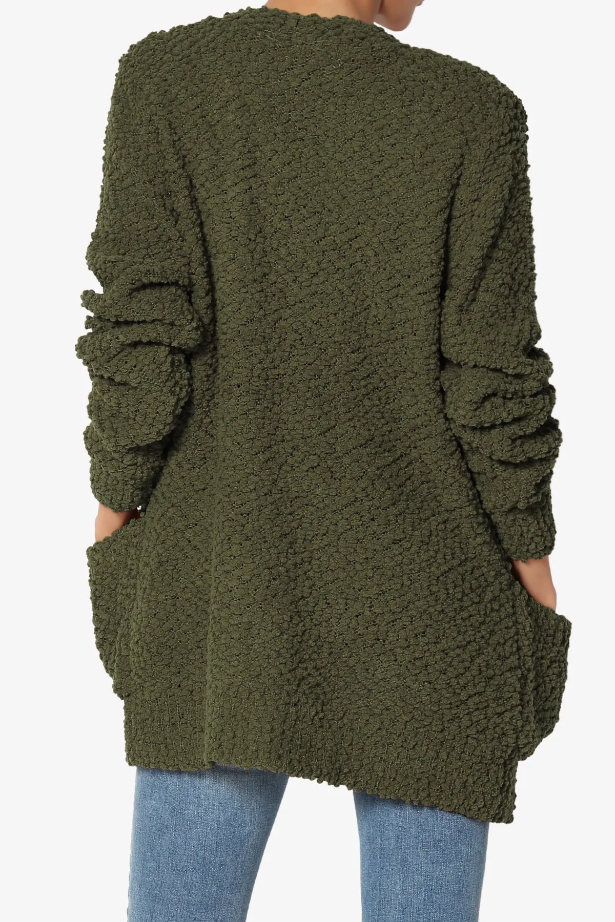 Barry Button Teddy Knit Sweater Cardigan PLUS