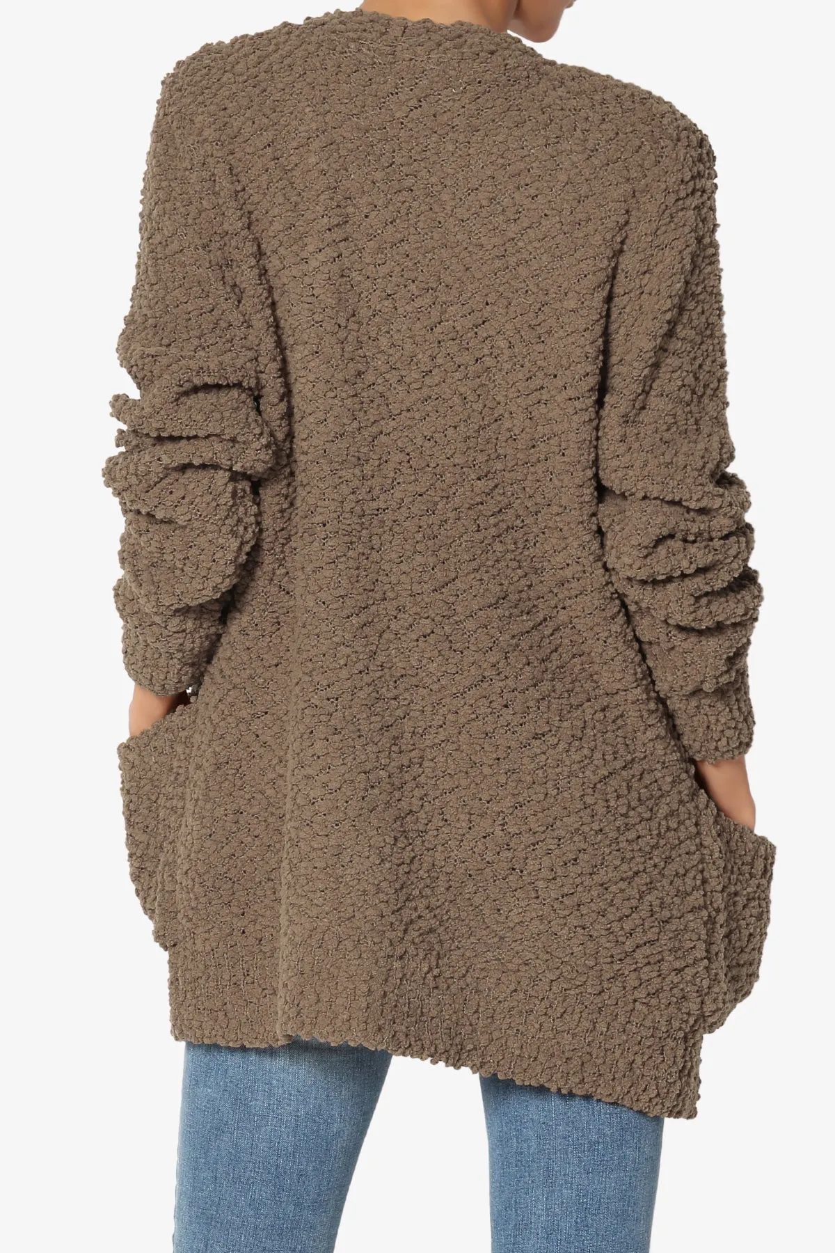 Barry Button Teddy Knit Sweater Cardigan PLUS