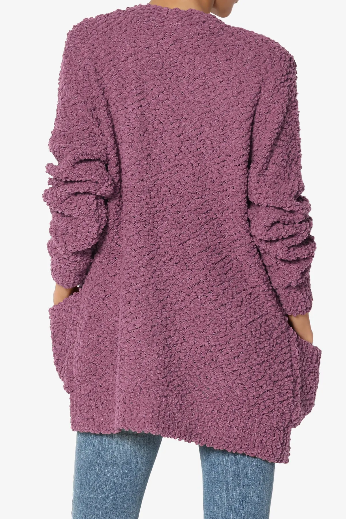 Barry Button Teddy Knit Sweater Cardigan PLUS
