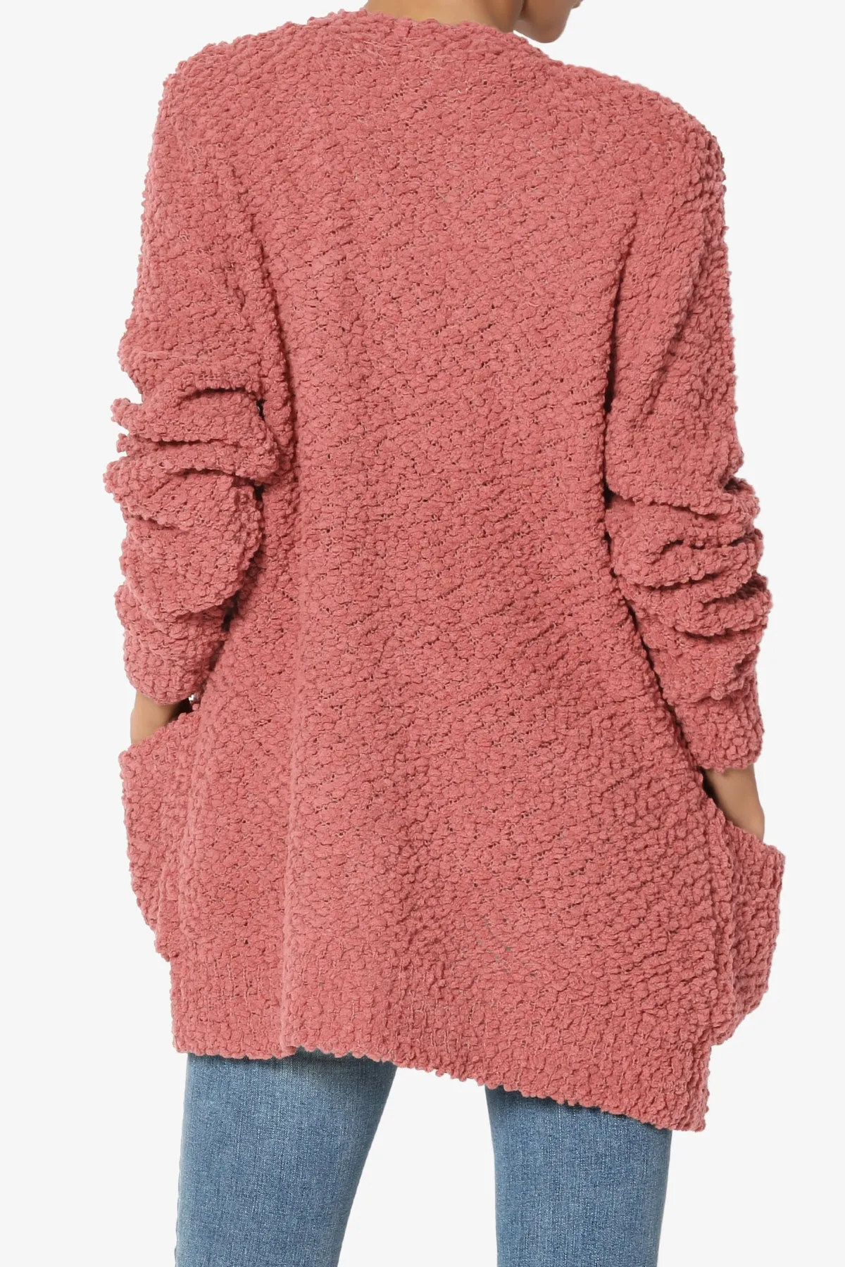 Barry Button Teddy Knit Sweater Cardigan PLUS