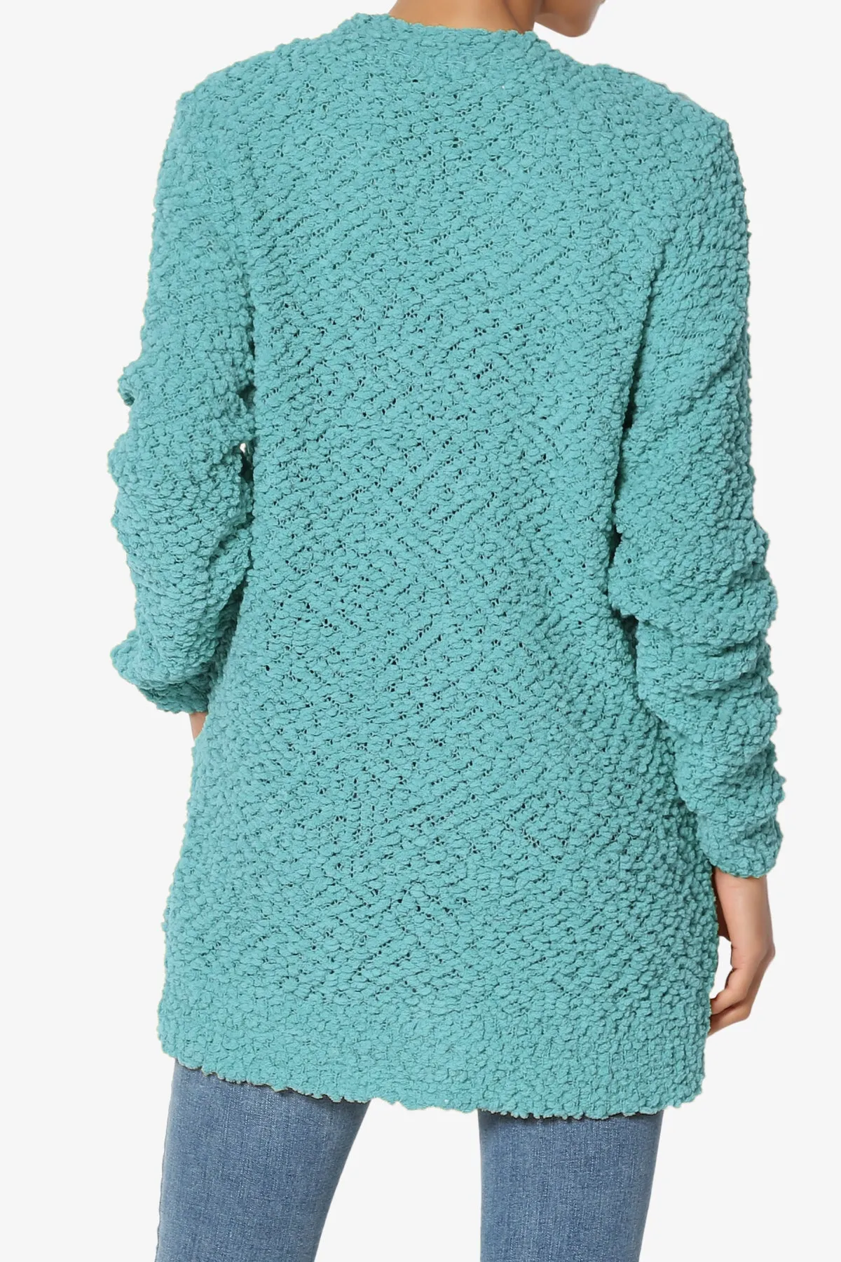 Barry Button Teddy Knit Sweater Cardigan PLUS