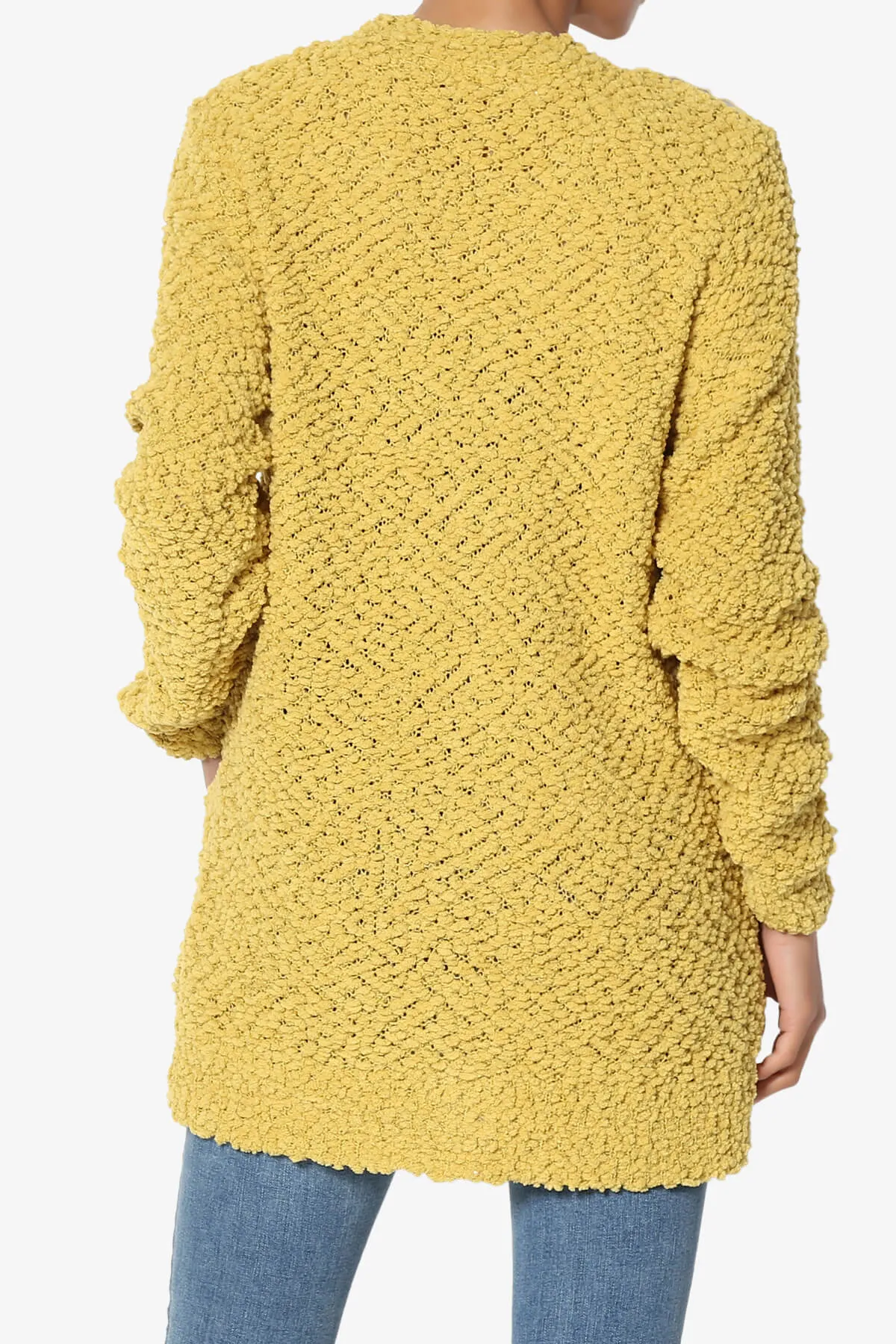 Barry Button Teddy Knit Sweater Cardigan PLUS
