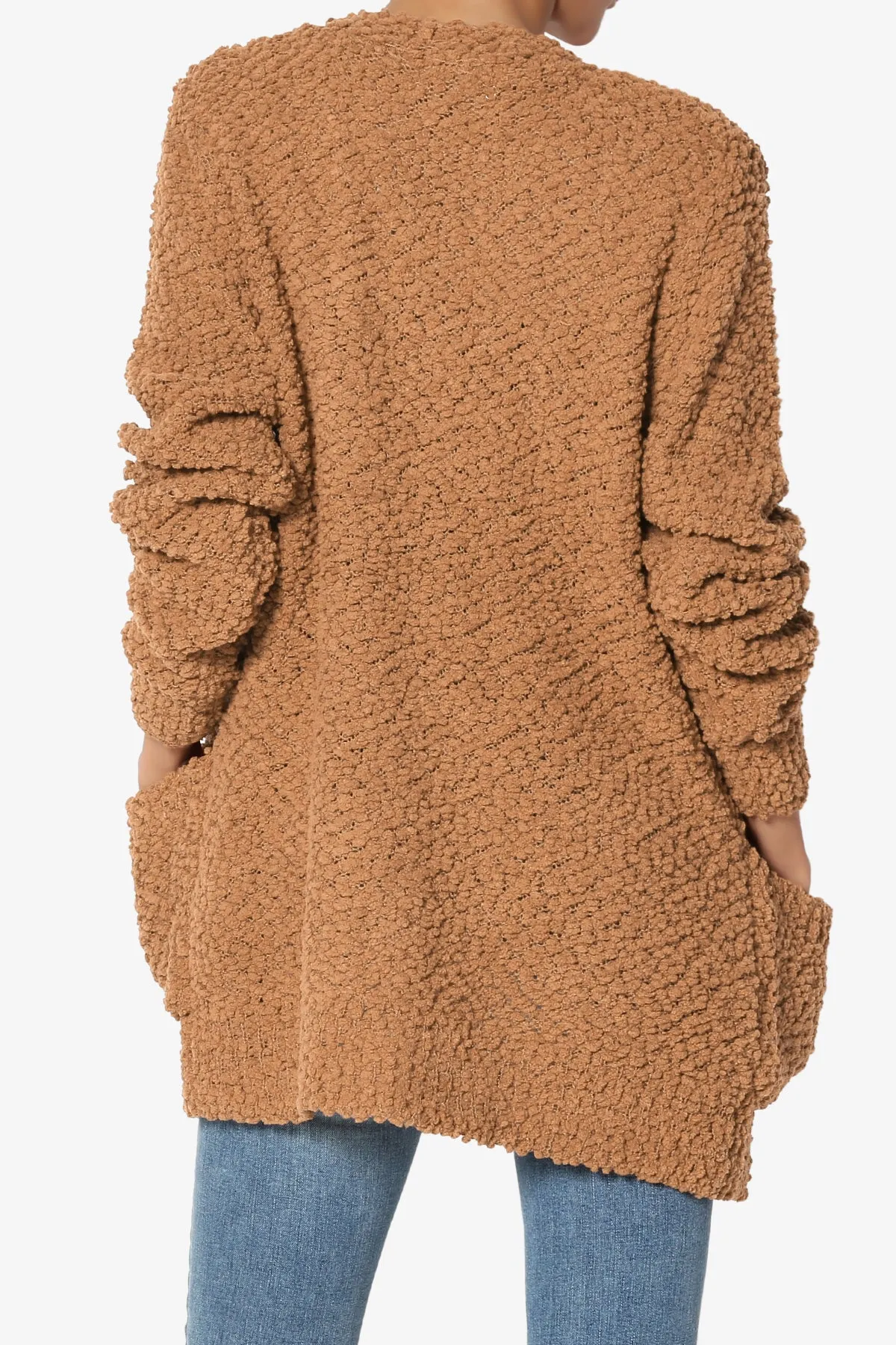 Barry Button Teddy Knit Sweater Cardigan PLUS