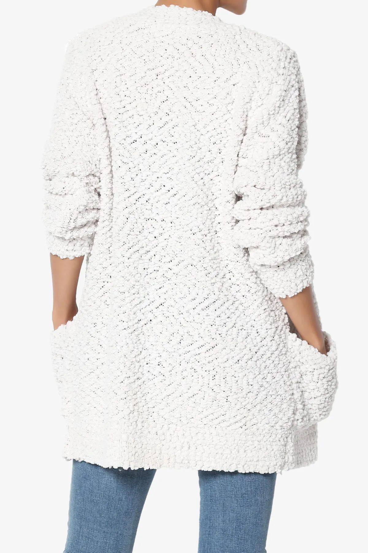 Barry Button Teddy Knit Sweater Cardigan PLUS