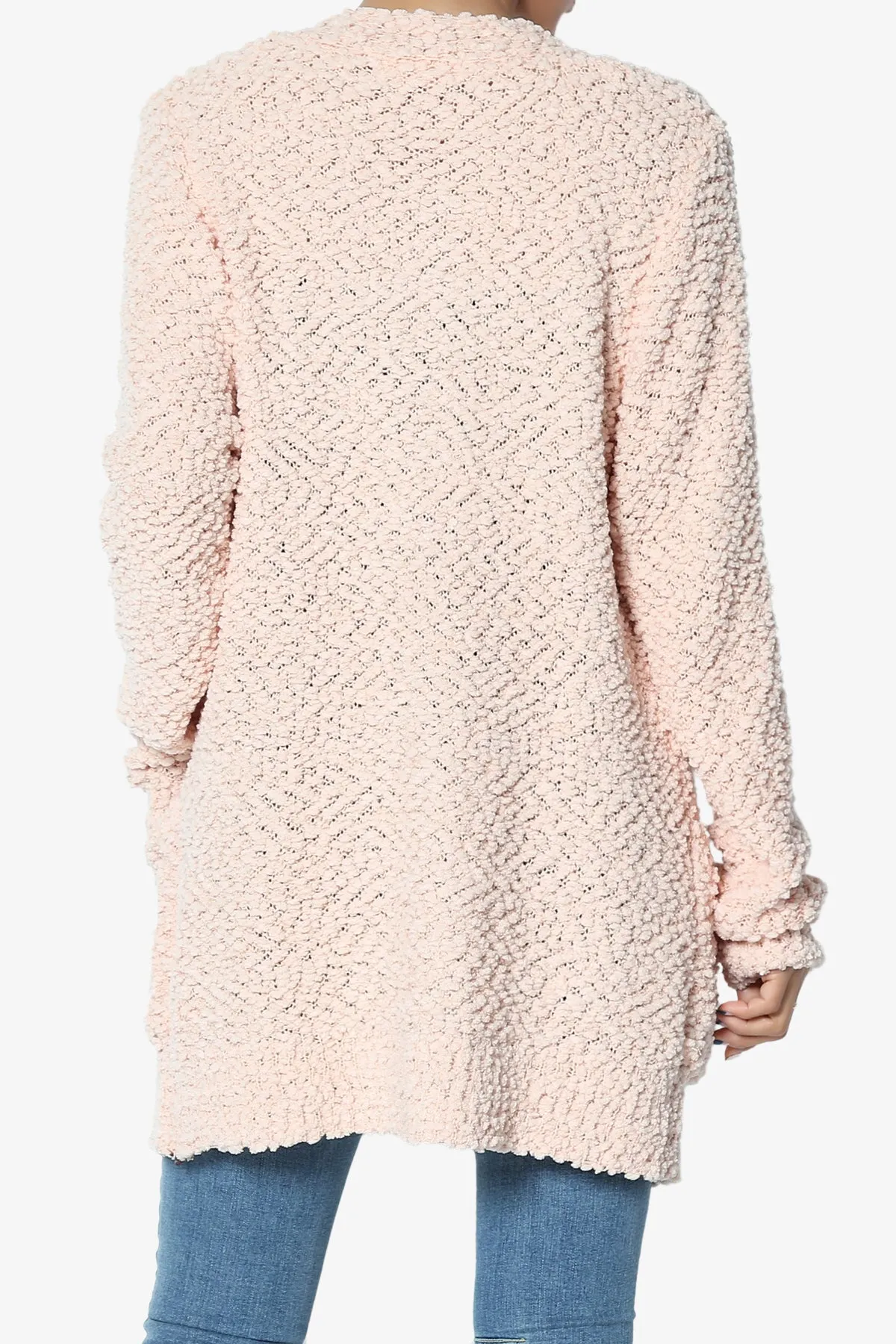 Barry Button Teddy Knit Sweater Cardigan PLUS