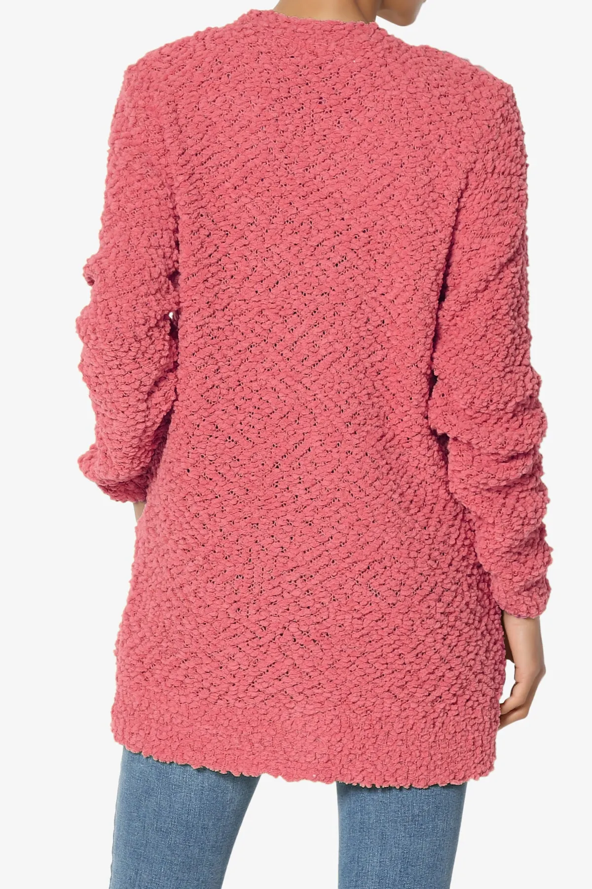 Barry Button Teddy Knit Sweater Cardigan PLUS