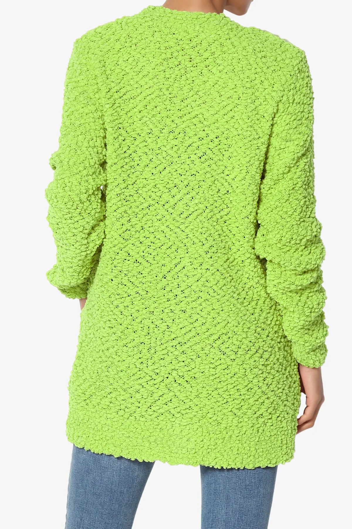 Barry Button Teddy Knit Sweater Cardigan PLUS