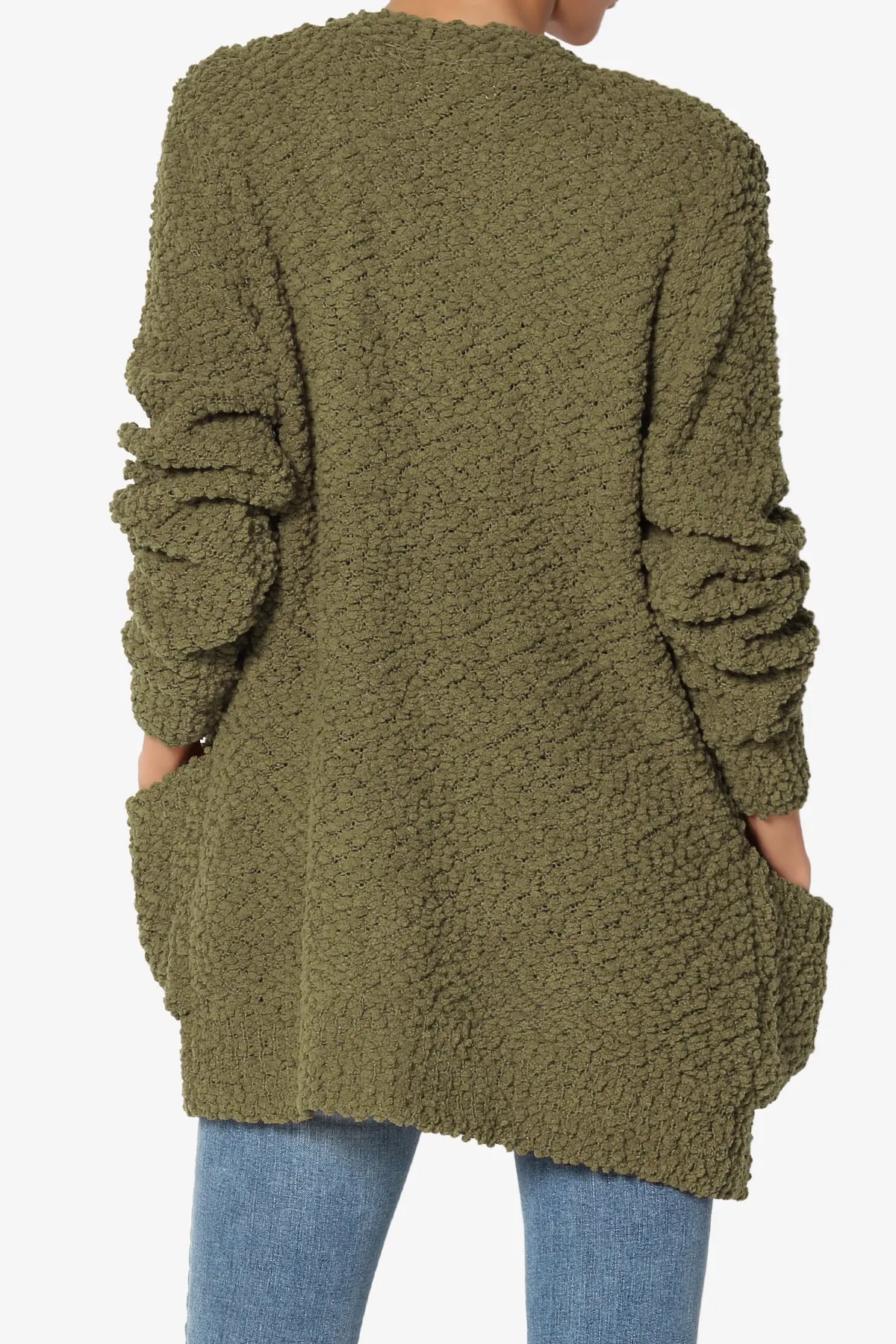 Barry Button Teddy Knit Sweater Cardigan PLUS