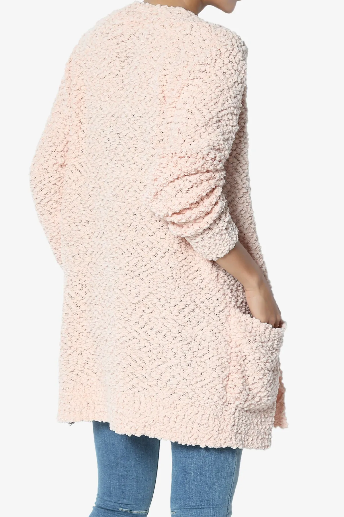 Barry Button Teddy Knit Sweater Cardigan PLUS